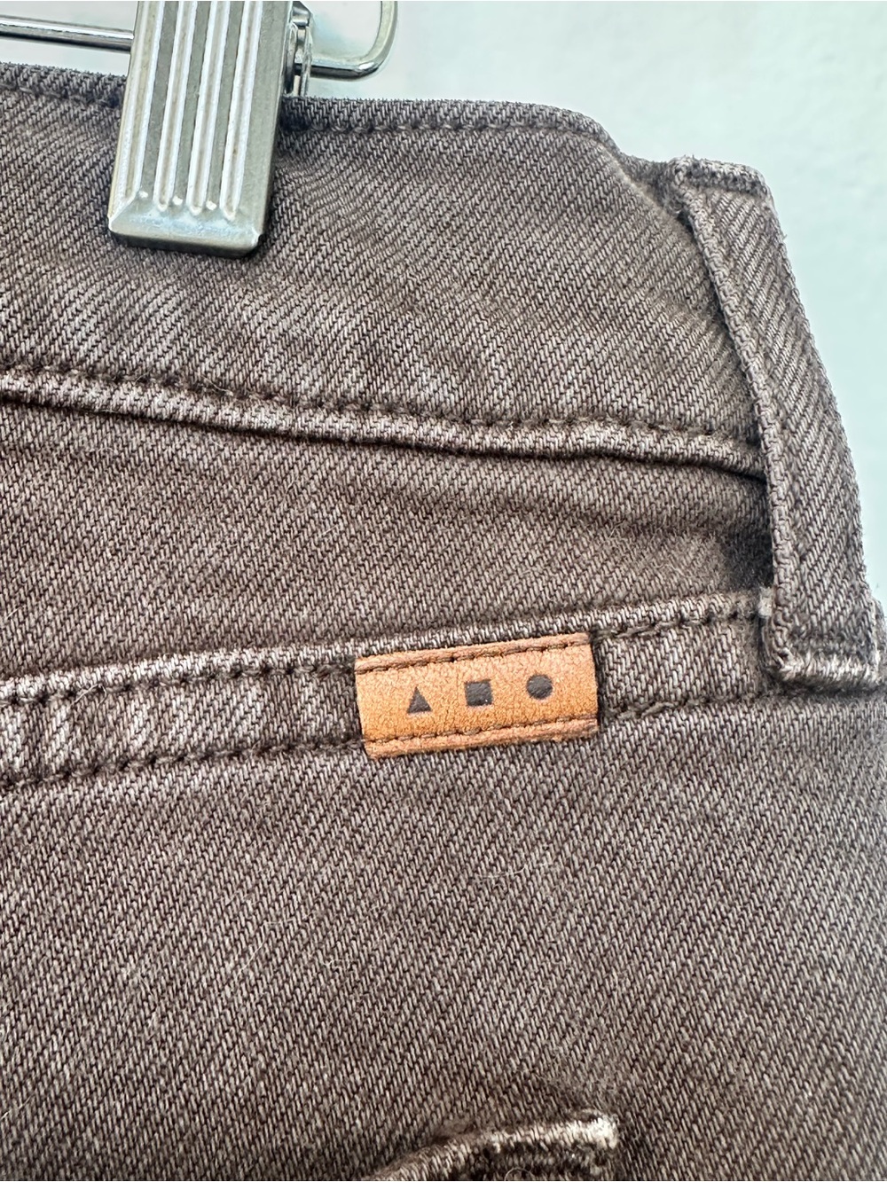 AYR The Getup barrel leg brown denim Jean size 30 - Picture 5 of 6